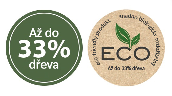 33% dřevo