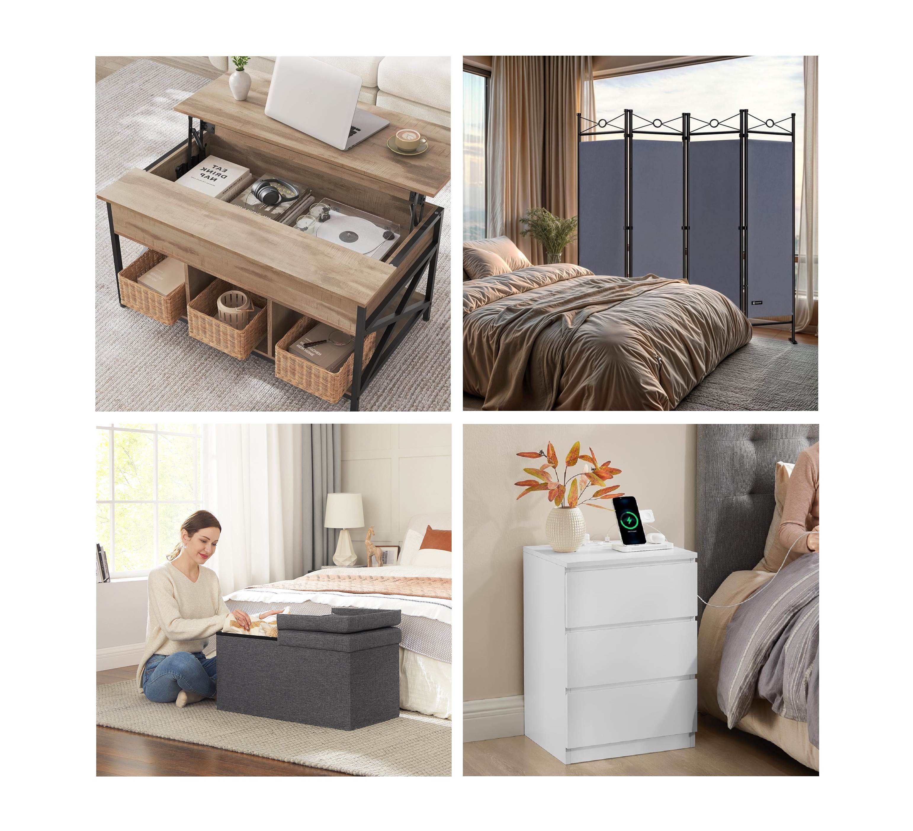 7 nápadů, které promění vaši ložnici a obývací pokoj!