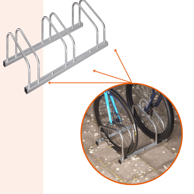 Stojan na 3 bicykle