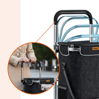 Nákupní taška na kolečkách do schodů