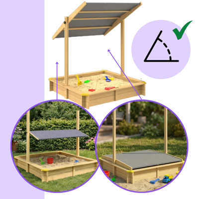 Pískoviště se stříškou