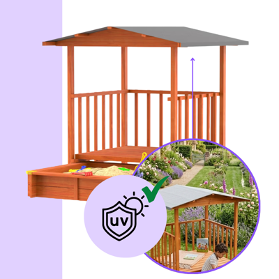 Pískoviště s verandou