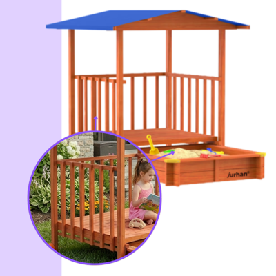 Pískoviště s verandou