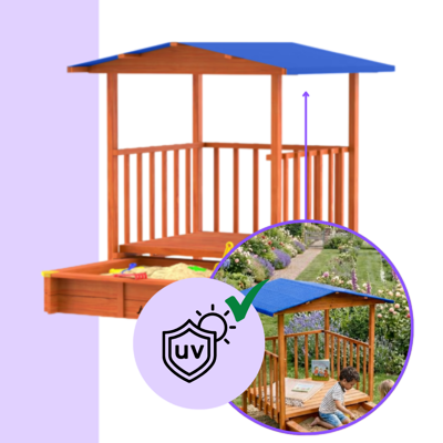 Pískoviště s verandou