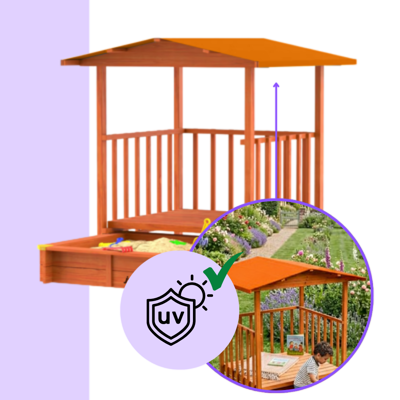 Pískoviště s verandou