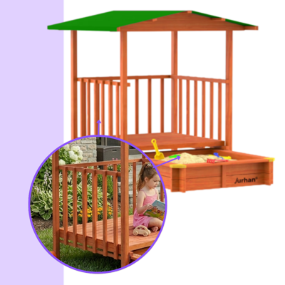 Pískoviště s verandou