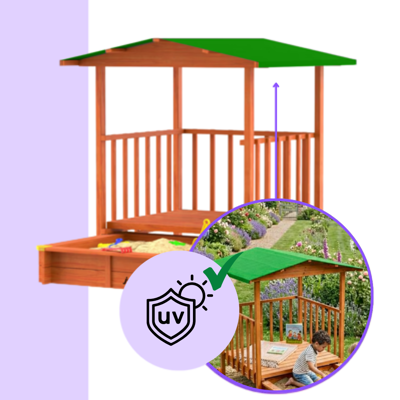 Pískoviště s verandou