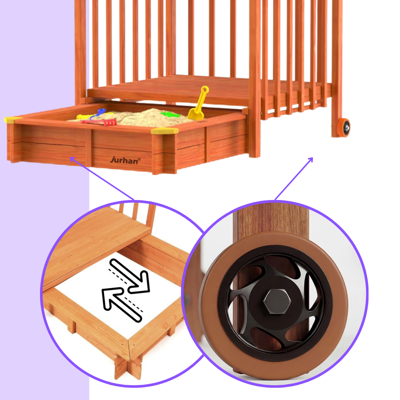 Pískoviště s verandou