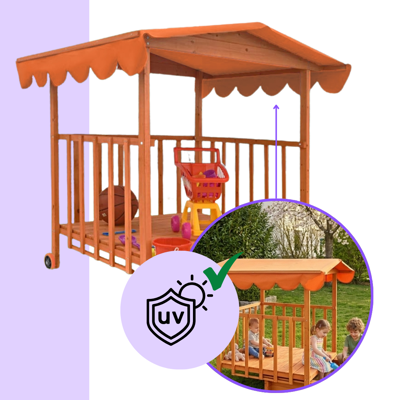 Pískoviště s verandou