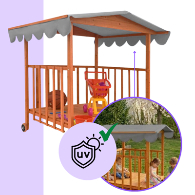 Pískoviště s verandou