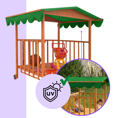 Pískoviště s verandou