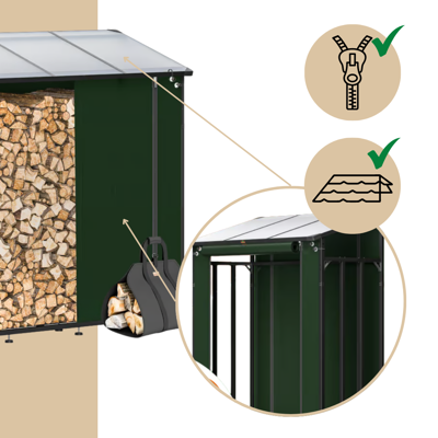 Přístřešek na palivové dřevo