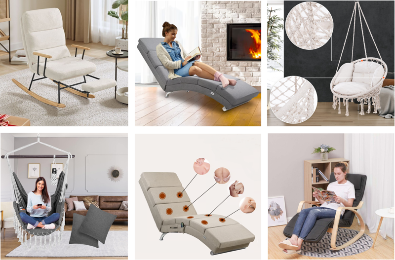 Houpací křesla a lenošky Houpací křesla a lenošky