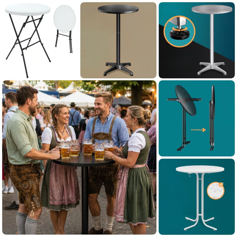 Oktoberfest stolíky na státie Oktoberfest stolíky na státie