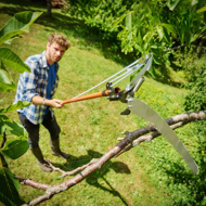 Teleskopická pilka s nůžkami MOREL, 2,6m, oranžová