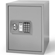 Elektrický nábytkový trezor Security 35 x 40 x 40 cm stříbrný 