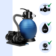 Písková filtrace k bazénu AQUA, 10200 l/h, modrá