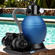 Písková filtrace k bazénu AQUA, 10200 l/h, modrá