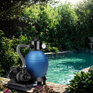 Písková filtrace k bazénu AQUA, 10200 l/h, modrá