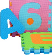 Pěnová podložka pro děti PUZZLE, 86 dílů, vícebarevná