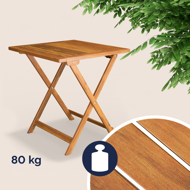 Balkónový set VITEK, 1+2, přírodní hnědá