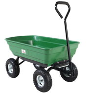 Zelený vozík s funkcí naklápění 103,5 x 51 x 92,5 cm