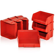 Závěsný organizér do dílny ORDER, 30 boxů, 64x2x38cm, červená/černá