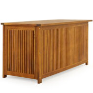 Dřevěný úložný box ACACIA, 117x50x59cm, přírodní hnědá