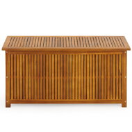 Zahradní úložný box z akáciového dřeva, 115x50x59cm, pro uskladnění vnějších věcí