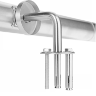 Nerezové madlo CHROME, 4,2x100cm, stříbrná