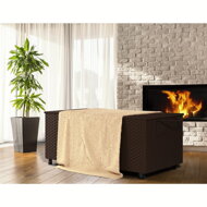 Polyratanový úložný box RICCO, 122x56 61cm, hnědá