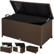 Polyratanový úložný box RICCO, 122x56 61cm, hnědá