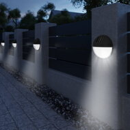 LED solární nástěnné osvětlení do zahrady 6 kusů
