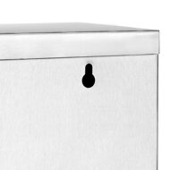 Nástěnná lékárnička SAVE, 25x12x48,5cm, stříbrná