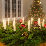 Svíčky na vánoční stromeček CANDLE, 20ks, 10,5cm, teplá bílá