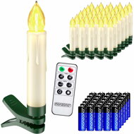 Svíčky na vánoční stromeček CANDLE, 20ks, 10,5cm, teplá bílá