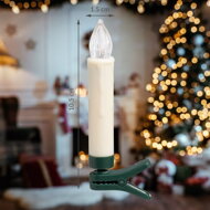 Svíčky na vánoční stromeček CANDLE, 20ks, 10,5cm, teplá bílá