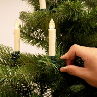 Svíčky na vánoční stromeček CANDLE, 20ks, 10,5cm, teplá bílá