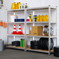 Regál s vysokou nosností HEAVY, max. 700 kg, 160x90x40 cm, stříbrná