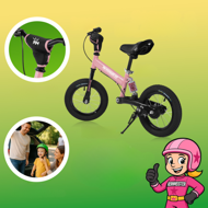 Dětské odrážedlo QUIDO, od 3 let, růžová