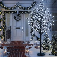zahradní osvětlení,vánoční osvětlení,vánoční dekorace,svítící LED stromek