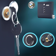 Poštovní schránka s válcem na noviny POST, 30,5x10x33,5cm, antracitová