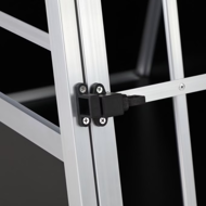 Přepravka pro psa BRUNO, 89x70x51cm stříbrná/černá