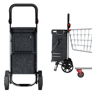 Nákupní taška na kolečkách EASY, 50l, černá