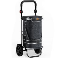 Nákupní taška na kolečkách EASY, 50l, černá