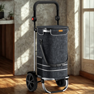 Nákupní taška na kolečkách EASY, 50l, černá