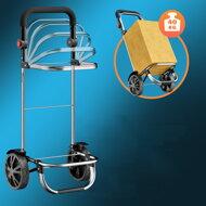 Nákupní taška na kolečkách EASY, 50l, černá