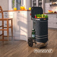 Nákupní taška na kolečkách EASY, 50l, černá