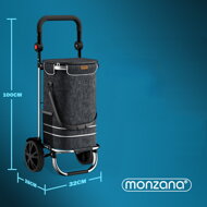 Nákupní taška na kolečkách EASY, 50l, černá