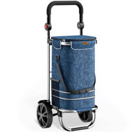 Nákupní taška na kolečkách EASY, 50l, modrá